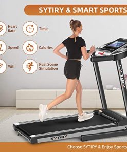 SYTIRY Treadmill with Large 10