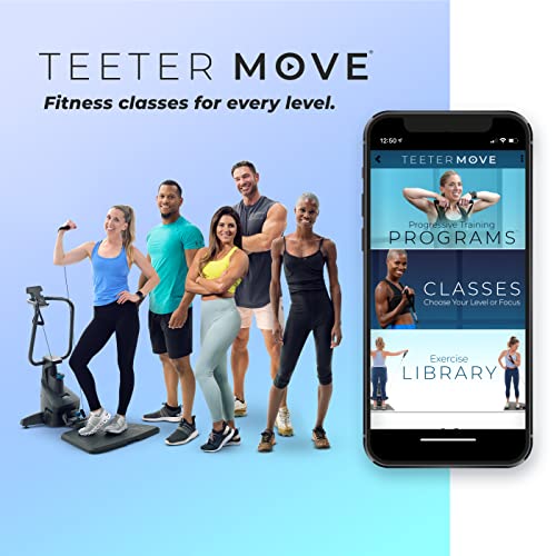 Teeter FitForm Home Gym Strength Trainer - Low-Impact Total Body Cable Resistance - TeeterMove Personal Training App