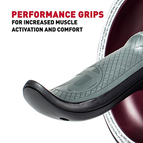 Perfect Fitness Ab Carver Pro Roller Wheel With Built In Spring Resistance, At Home Core Workout Equipment