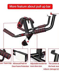 Armpow Pull up Bar for Doorway, Workout Pullups Bar,Multifunctional Chin Up Bar,for Home Portable Gym No Need to Assemble (With Handle and Band)