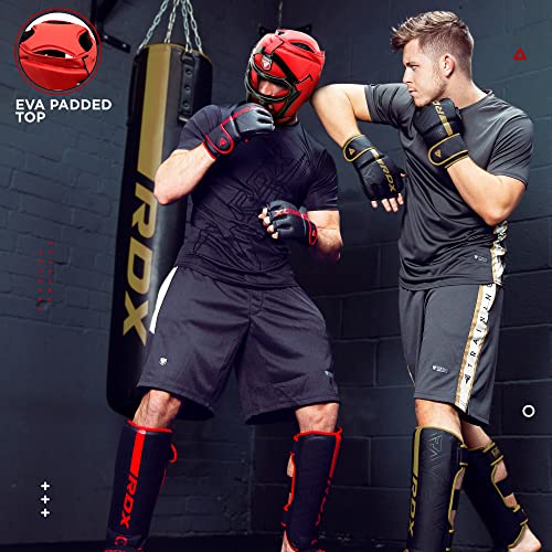 RDX Boxing Headgear MMA Muay Thai, Removable Face Grill, Head Gear for Sparring Grappling Martial Arts Kickboxing Taekwondo Karate BJJ Training