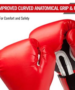 Everlast Pro Style Training Gloves (Red, 14 Oz.)