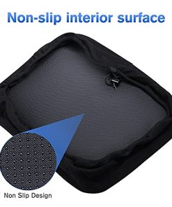 GREAN Extra Large Gel Exercise Bike seat Cushion Cover for Recumbent Bike,Rowing Machine Wide Foam Padded Bike Seat Cover for Women and Men Comfort