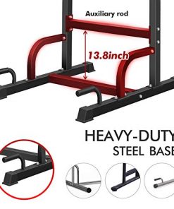 BangTong&Li Power Tower, Pull Up Bar Dip Station/Stand for Home Gym Strength Training Workout Equipment