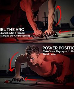 Iron Chest Master Push Up Machine - The Perfect Chest Workout Equipment for Home Workouts - Exercise Equipment Includes Resistance Bands and Unique Fitness Program for Men and Women