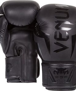 Venum Elite Boxing Gloves - Matte/Black - 16oz
