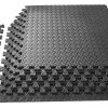 ProsourceFit Puzzle Exercise Mat, EVA Foam Interlocking Tiles, Protective Flooring for Gym Equipment and Cushion for Workouts, Grey