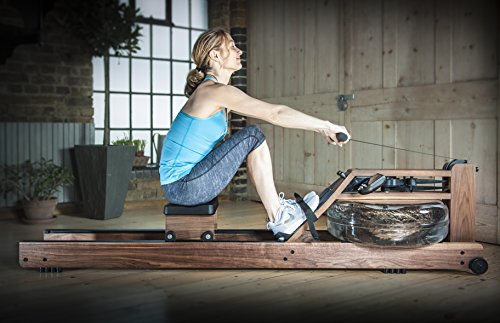 WaterRower Classic Rowing Machine in Black Walnut with S4 Monitor