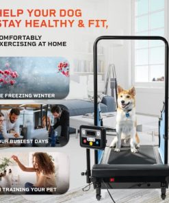 LifePro Dog Treadmill Small Dogs - Dog Treadmill for Medium Dogs - Dog Pacer Treadmill for Healthy & Fit Pets - Dog Treadmill Run Walk for Indoor Training for Dogs up to 130 lbs