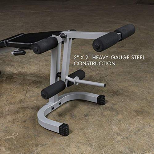 Body-Solid Powerline PLCE165X Leg Extension and Curl Weight Machine for Home Gym Workouts, Black