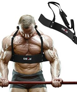 DEFY Heavy Duty Arm Blaster for Biceps and Triceps Workout Ideal Bicep Isolator & Muscle Builder for Bodybuilders and Weight Lifters with Advanced Neoprene Padding for Secure & Comfort Workout (Black)