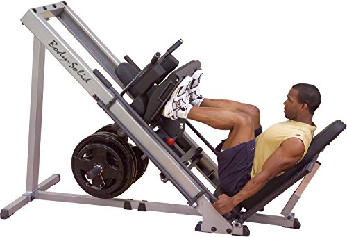 Body-Solid GLPH1100 Leg Press and Hack Squat Machine for Weight Training, Home and Commercial Gym