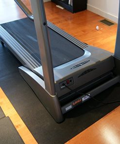 Rubber-Cal Treadmill Mat, Black, 3/16-Inch x 4 x 7.5-Feet